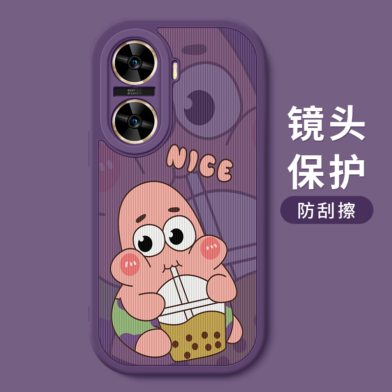 海绵宝宝适用华为畅享70x手机壳70z优畅享50plus新款60s硅胶pro软壳wikohi畅享70s保护套5g男60x女50z外壳pro - 图2