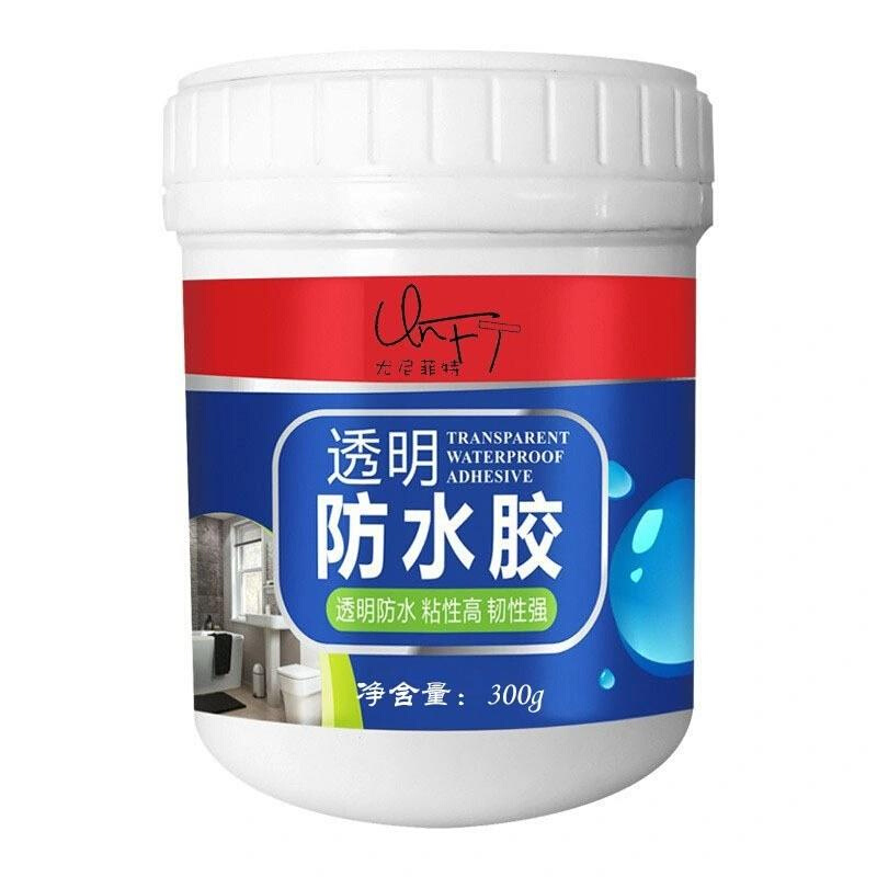 尤尼菲特滴水不漏透明防水胶屋内外墙屋顶通用免砸砖防水涂料胶-图0