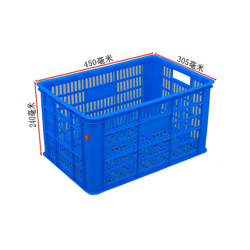 如顺B4筐小号塑料周转筐水果胶框 量大可生产任何颜色 - 图2