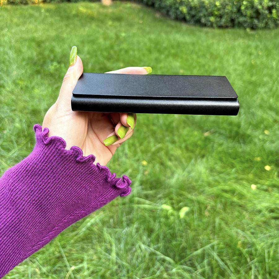 新款高档近视夹片收纳盒超薄抗压太阳眼镜夹片盒保护硬壳磁吸盖,淘宝优惠券,粉丝福利购,淘宝优惠卷