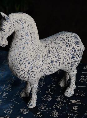 艺术摆件中式古典家居装饰创意摆件富贵马书房客厅吉祥摆设饰品