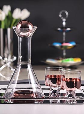 样板间厨房摆件彷真红酒洋酒酒柜酒杯道具葡萄酒展厅摄影陈列摆设