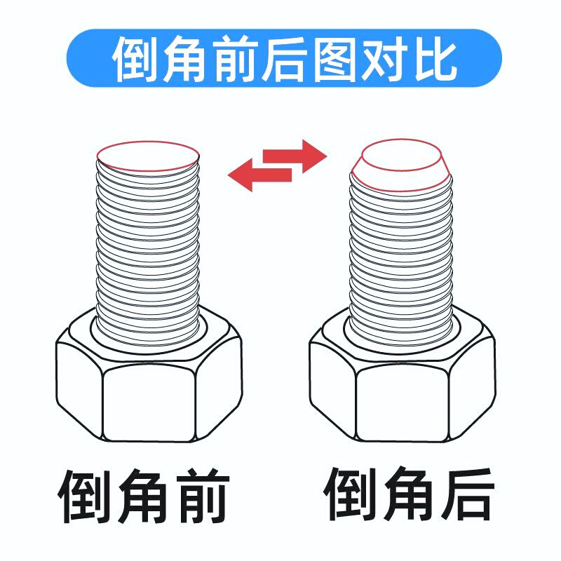 去毛刺倒角刀外圆倒角器修边刮刀绞刀手电钻用除外刺导角器刀具 - 图3