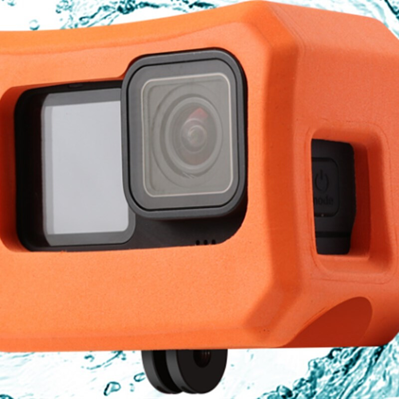 适用gopro 9 浮标漂浮防沉配件浮水壳 hero9潜水浮力边框防摔保护 - 图3