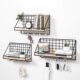No punching bedside storage rack hanging basket type wall-mounted storage