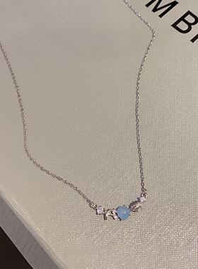 韩国新款海洋记忆钛钢项链女ins