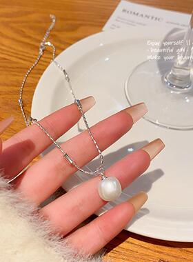 轻奢小众巴洛克珍珠项链女ins潮