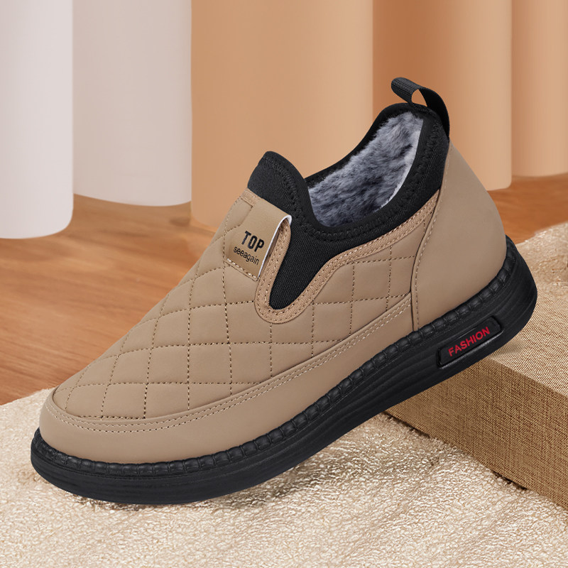 老北京布鞋女冬季加绒加厚老人棉靴防滑保暖一脚蹬中老年妈妈棉鞋,淘宝优惠券,粉丝福利购,淘宝优惠卷