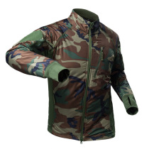 Tzema Outdoor Camouflate Submachine Clothing Plus Suede Light And Warm Clothing Mountaineering Waterproof Riding Jacket Camouflate Tactical Jacket