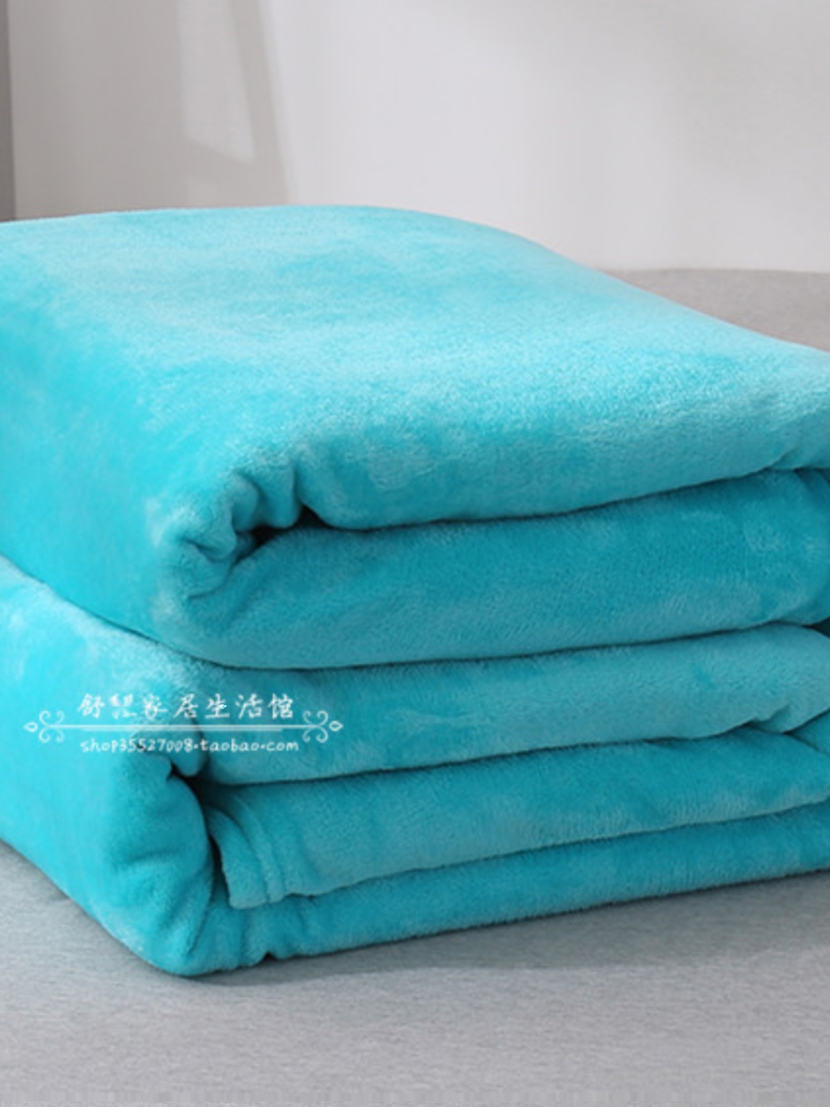 珊瑚绒毯子空调毯纯色毛毯被单绒毯单人毛巾被懒人毯午睡毯休闲毯 - 图2