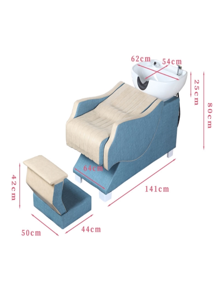 厂家直销发廊理发店洗头床专用潮店网红轻奢洗头椅美发店洗发床 - 图3