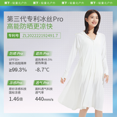 【淘礼金】129.6！蕉下女士长款防晒衣AL117