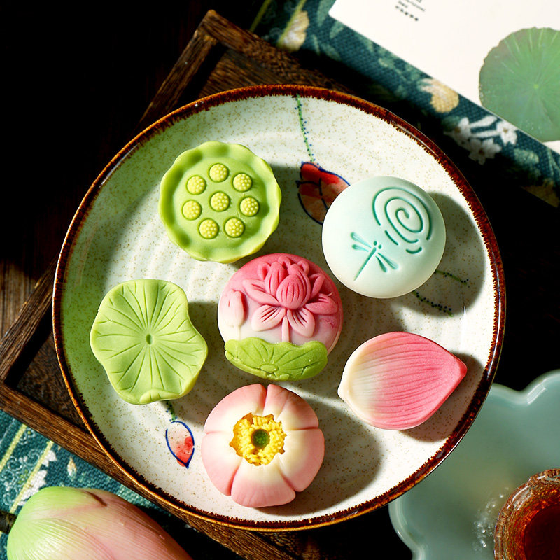 稻香村月饼旗舰店夏荷盈盈新中式糕点礼盒点心下午茶点零食伴手礼,淘宝优惠券,粉丝福利购,淘宝优惠卷