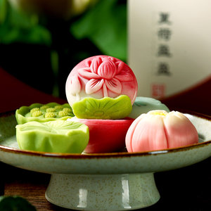 稻香村月饼旗舰店夏荷盈盈新中式糕点礼盒点心下午茶点零食伴手礼