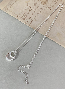 冷淡风高级感ins毛衣链长款