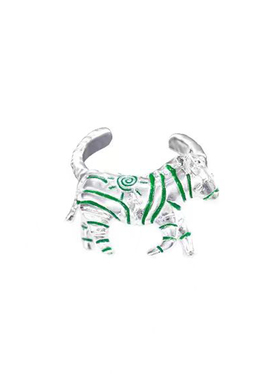 欧美复古民族风大斑马流苏项链