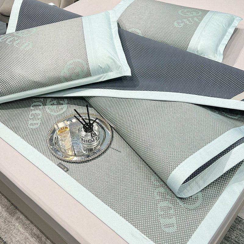 A类冰藤席冰丝凉席家用三件套夏季空调席可水洗折叠床席1.5m1.8m,淘宝优惠券,粉丝福利购,淘宝优惠卷