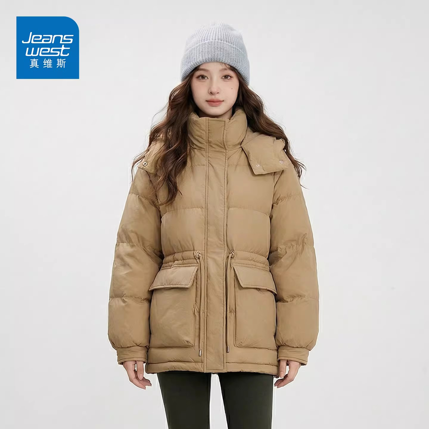 真维斯2026巨好看的收腰羽绒服女士小个子超好看加厚冬季短外套E,淘宝优惠券,粉丝福利购,淘宝优惠卷