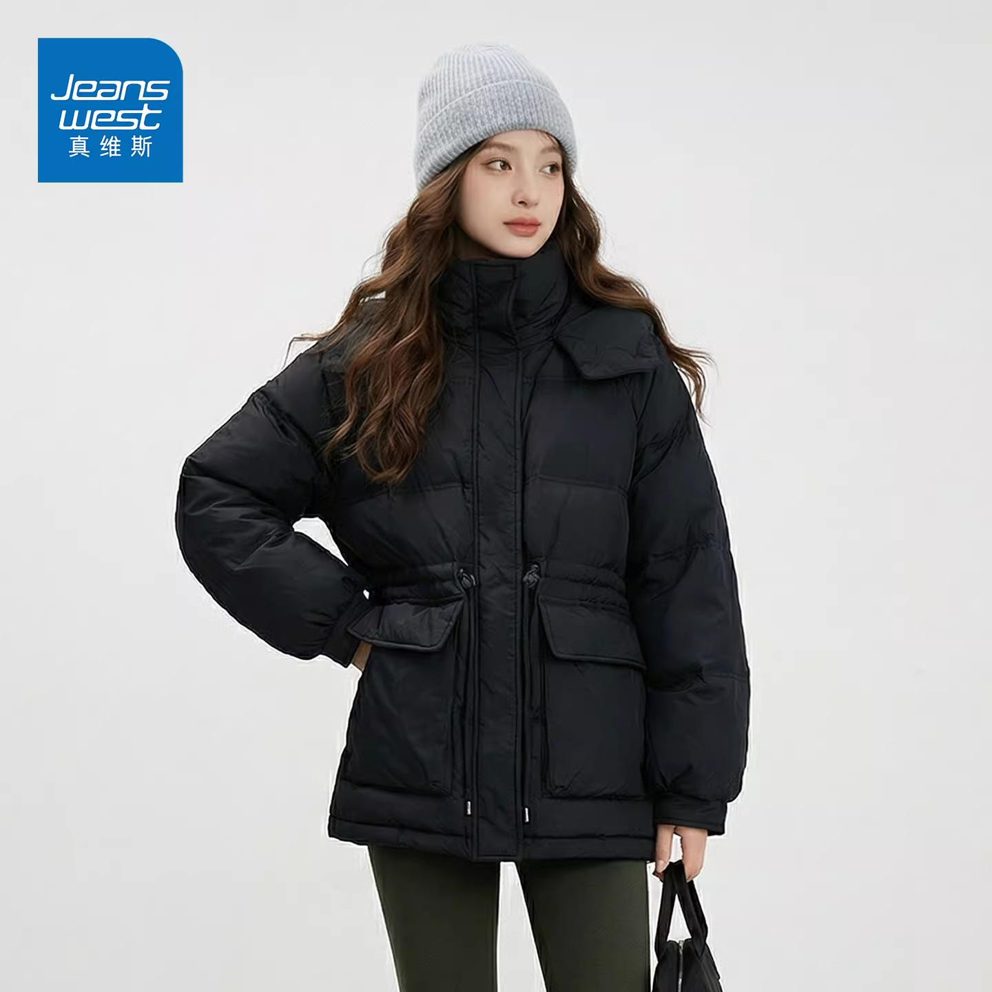 真维斯2026巨好看的收腰羽绒服女士小个子超好看加厚冬季短外套E,淘宝优惠券,粉丝福利购,淘宝优惠卷