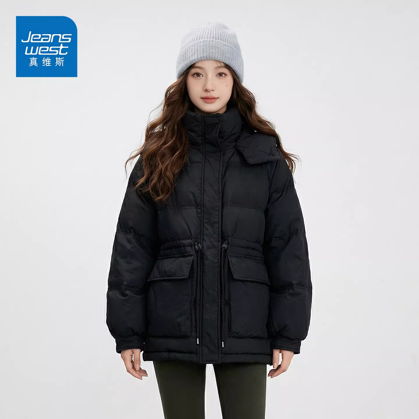 真维斯2026巨好看的收腰羽绒服女士小个子超好看加厚冬季短外套E,淘宝优惠券,粉丝福利购,淘宝优惠卷