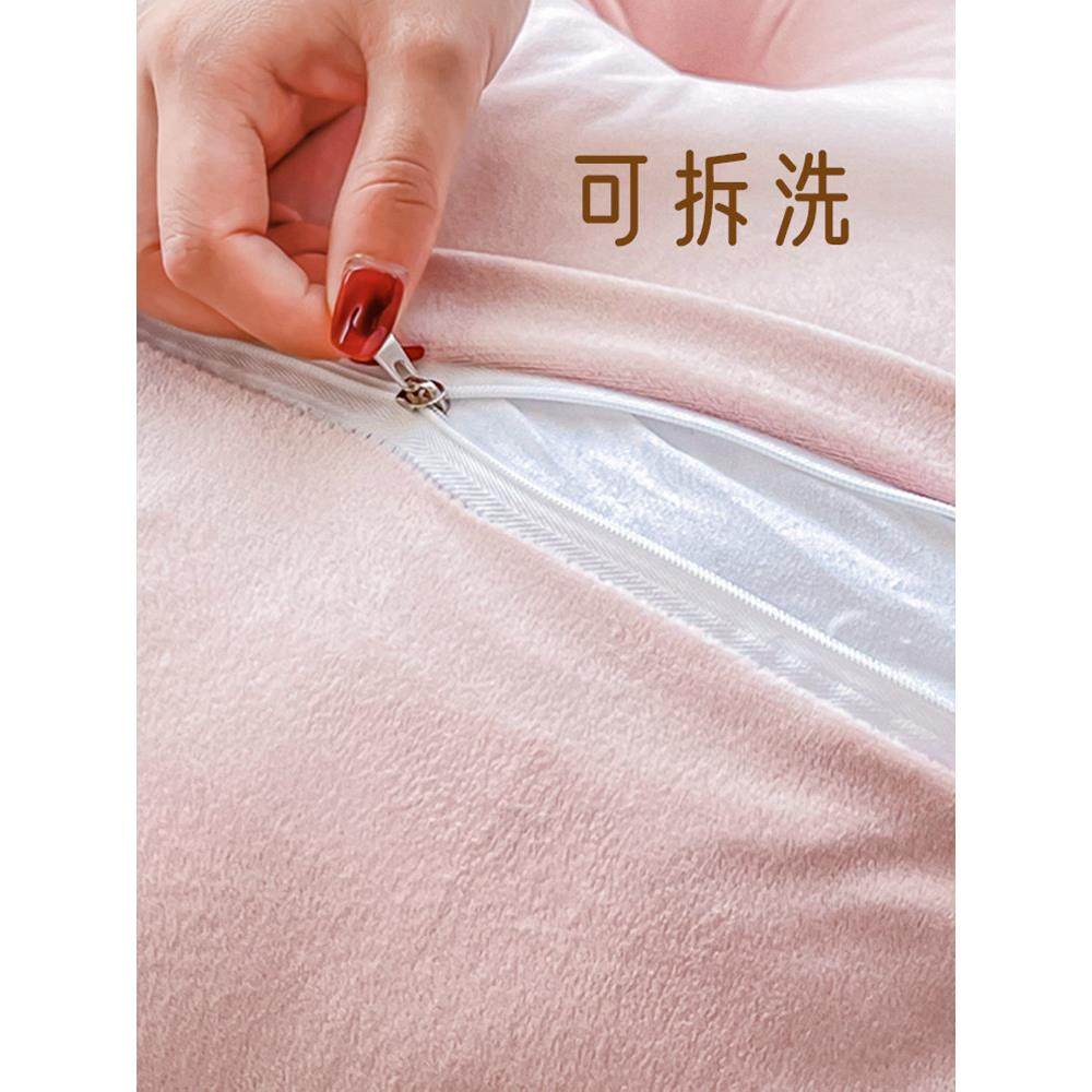 优雅粉床头靠垫榻榻米软包大靠背护腰护颈腰靠床上靠枕沙发可拆洗,淘宝优惠券,粉丝福利购,淘宝优惠卷