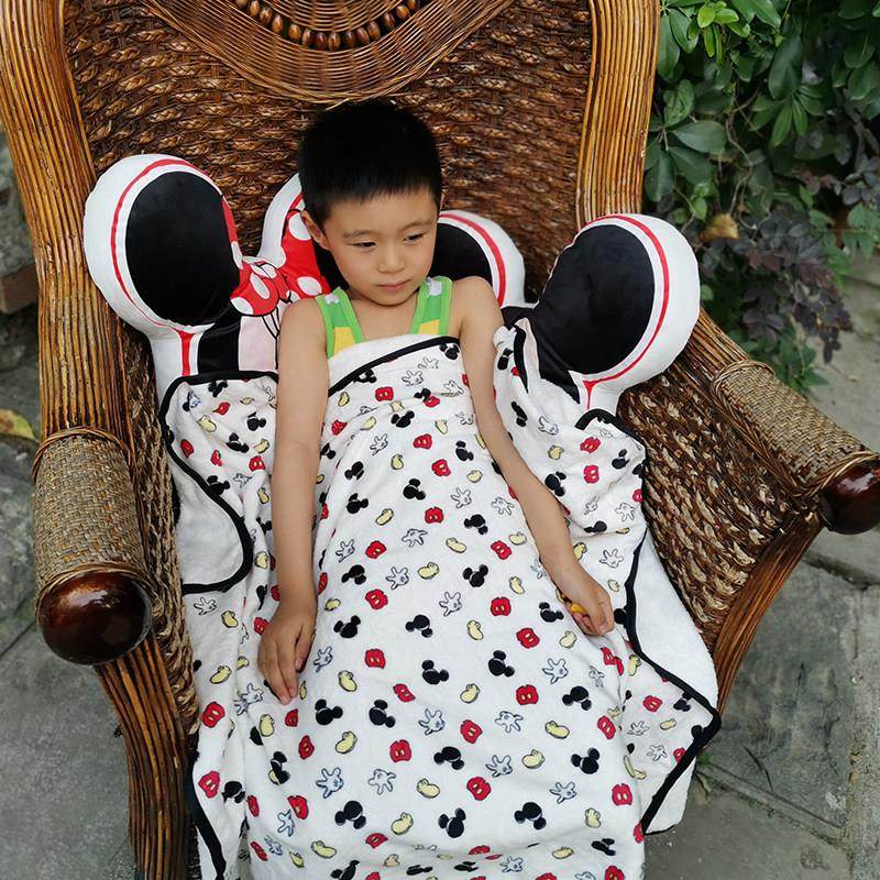 米奇抱枕被子两用毯子二合一北欧ins风车载卡通汽车米妮靠枕靠垫,淘宝优惠券,粉丝福利购,淘宝优惠卷