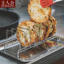 Scallion Oil Cake Fresh Meat Cake Drain Rack Swing Ground Stall With Brash Pancake Batter Rack Stainless Steel Drain Shelf