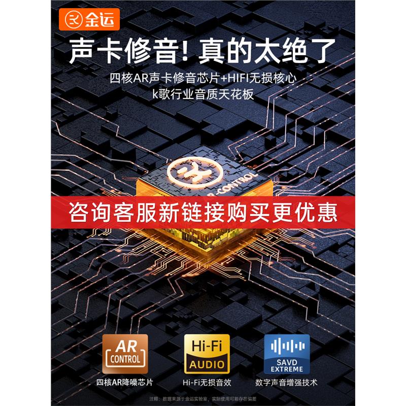 金运k12话筒音响一体麦克风K歌无线蓝牙家用全民唱歌儿童家庭ktv - 图1