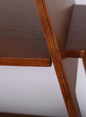 家用木质置物架落地三层花架中式简约花盆架家居室内客厅便捷花架