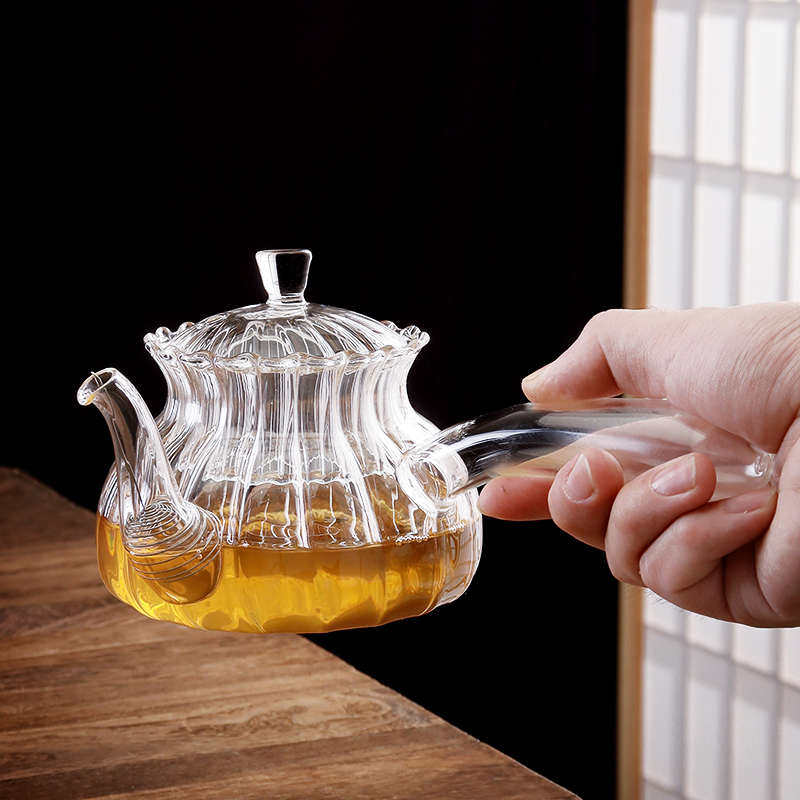 明火煤油空气灯茶壶 泡茶壶耐高温侧把过滤玻璃茶壶 花草水果茶壶,淘宝优惠券,粉丝福利购,淘宝优惠卷