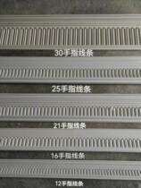 Grg customized plaster line strips French style tiger head wave plate piano key mesh red rubbing plate New products manufacturer