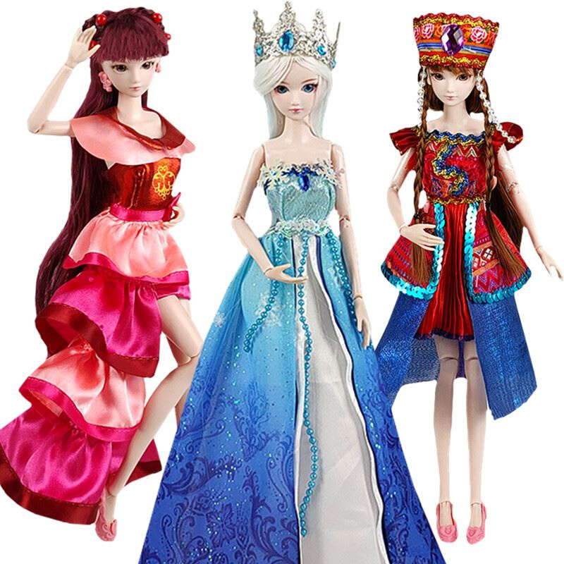 罗丽娃娃29厘米玩具女孩叶洋娃娃冰公灵公主主精灵梦夜梦莉仙子 - 图0