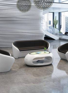 办公沙发椭圆异形银行超市ktv商场接待室机构休闲区洽淡别墅组合