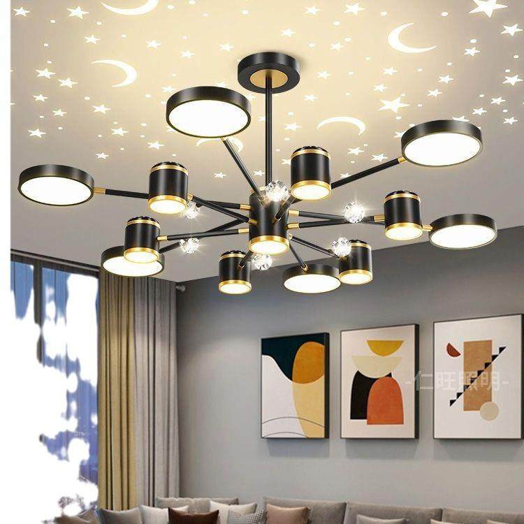 网红吊灯客厅灯大厅吊顶灯简约卧室灯2023新款家用餐厅中山灯具,淘宝优惠券,粉丝福利购,淘宝优惠卷