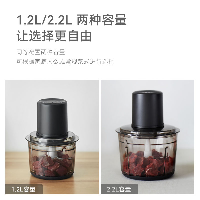 德国立时绞肉机家用电动小型多功能全自动搅拌机打碎肉打馅蒜泥机 - 图3