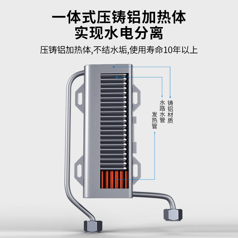 史密斯约帅即热式电热水器卫生间洗澡小型家用立式恒温淋浴快速热 - 图2