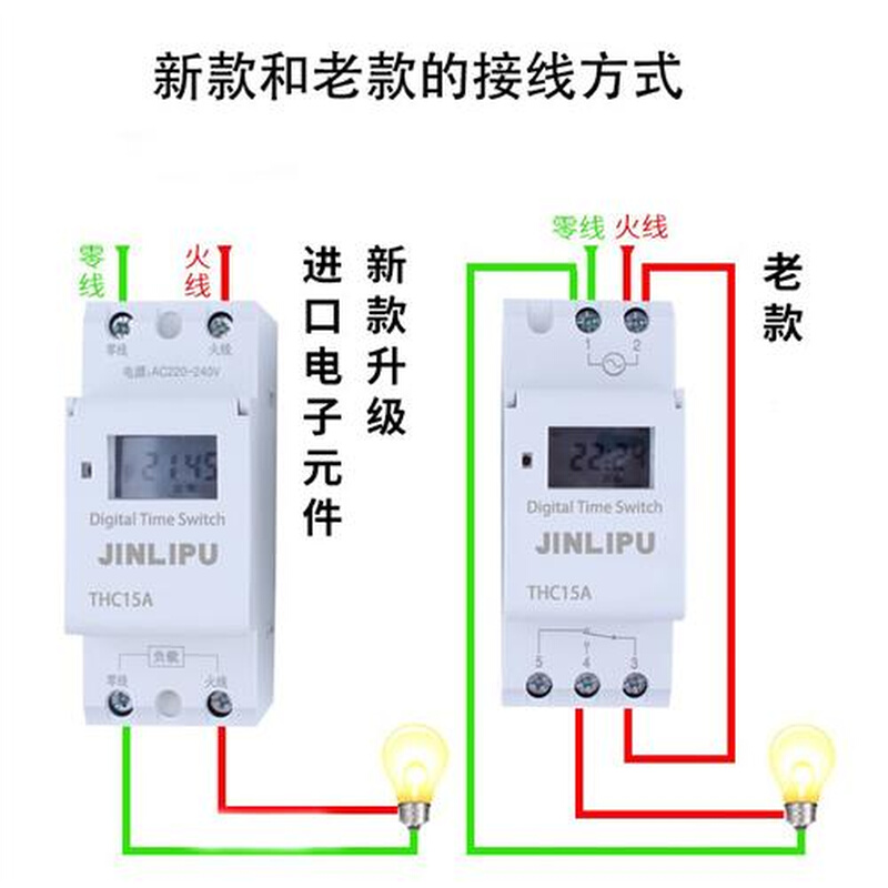 小型thc15a时控开关路灯导轨广告牌时间控制器配电箱定时器智能 - 图1