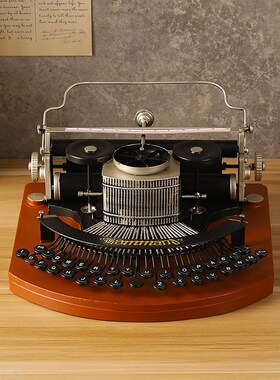 老式打字机铁艺摆件复古怀旧x老物件咖啡厅布置橱窗陈列装饰品道