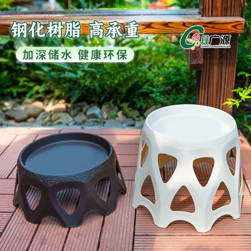 广源镂空花凳室内客厅阳台花架创意树脂加厚无异味轻奢花盆托盘,淘宝优惠券,粉丝福利购,淘宝优惠卷