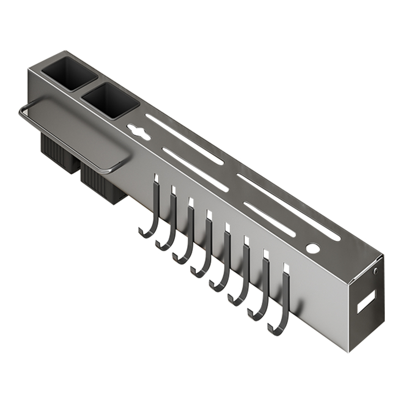 厨房刀具置物架厨房用品多功能免打孔刀架收纳架筷笼筷子筒壁挂式 - 图3