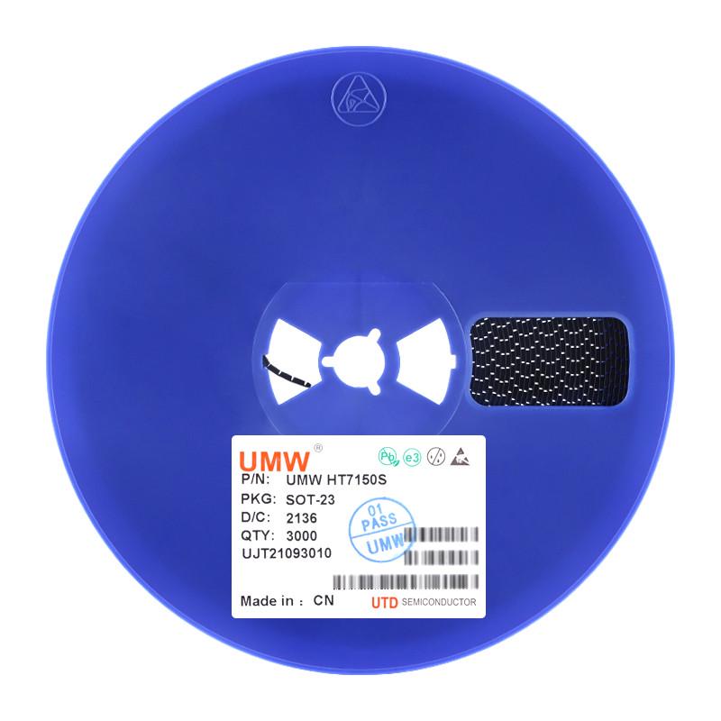 原装正品 UMW HT7150S SOT-23 100mA 低压差线性稳压器LDO芯片 - 图0