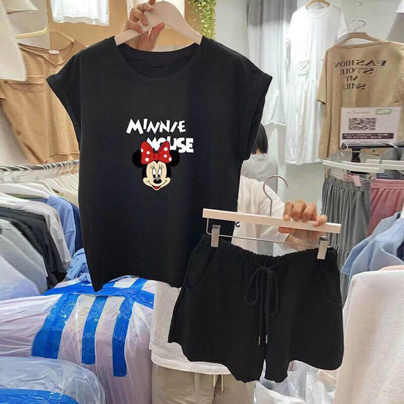 Women Cotton Clothing Losse Casual Clothes Sets Ages 18-35 Y - 图1