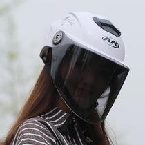 Eikaiak Electric Battery Motorcycle Helmet Summer Sun Protection UV Men And Womens Safety Helmet All Season Universal