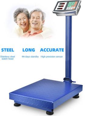 英文版TCS计价秤100kg电子秤300kg计价折叠台秤kg/ib计价秤落地秤