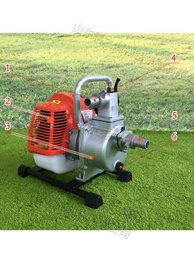 汽油自吸水泵农作物浇灌施肥一体设备菜地园林花草用浇水机