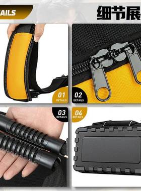 kt工具包多功能维修帆布大加厚工具袋男耐磨安装便携电工专