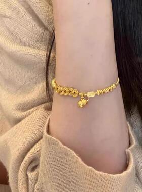 盘缠铜钱纯银手链金店同