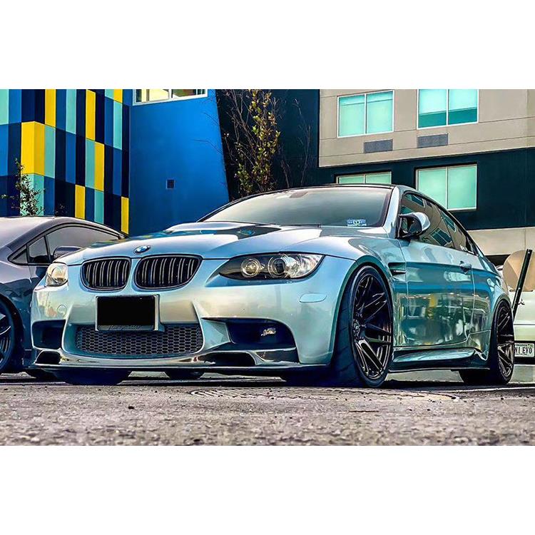 适用于宝马E90E92E93 M3改装碳纤维前唇前铲后唇侧裙尾翼中网心皓 - 图1