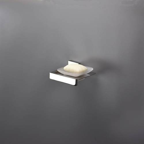 出口德国免打孔不锈钢肥皂盒香皂盒肥皂架香皂架皂碟皂网篮置物架 - 图3