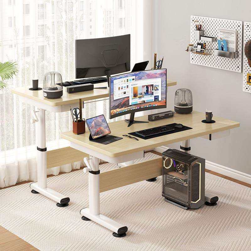 手摇升降桌腿支架可调节书桌手动升降支撑架电脑桌架子桌腿配件,淘宝优惠券,粉丝福利购,淘宝优惠卷